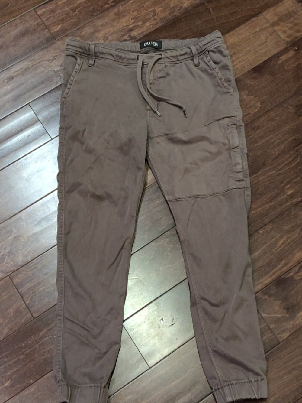 DU/ER N2X Slim Fit Denim Joggers SIZE 34x29
